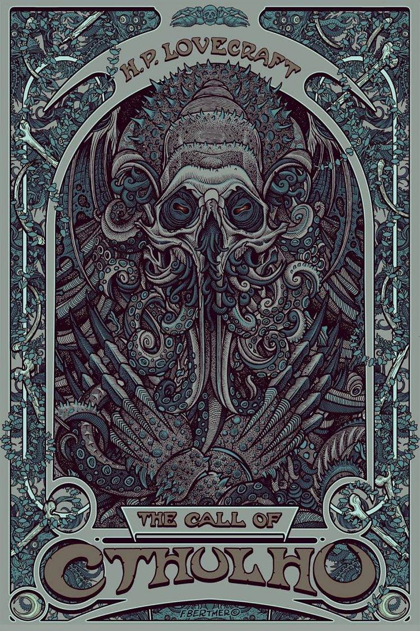 Cthulhu, Art Nouveau / and Mobile HD phone wallpaper