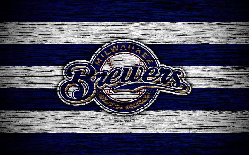 Milwaukee Brewers, , MLB, baseball, États-Unis Baseball Fond d'écran HD