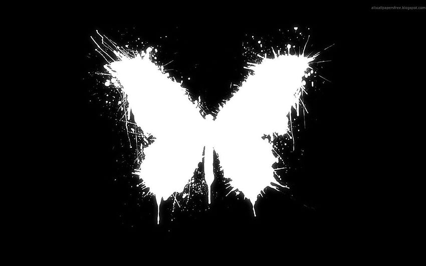Dunkler Schmetterling, Schmetterlings-Schwarzes HD-Hintergrundbild