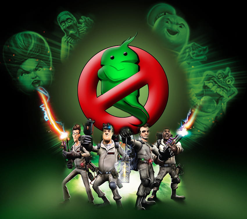 Лого на Android Ghostbusters. .sc Смартфон, лого на Ловци на духове HD тапет
