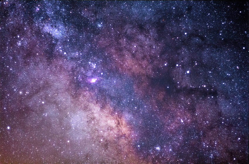 Universe, Stars, Shine, Starry Sky, Brilliance, Milky Way HD wallpaper