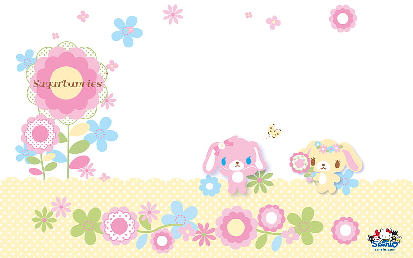 Sugar Bunnies Background - Oh My Fiesta! in english, Sugarbunnies HD wallpaper