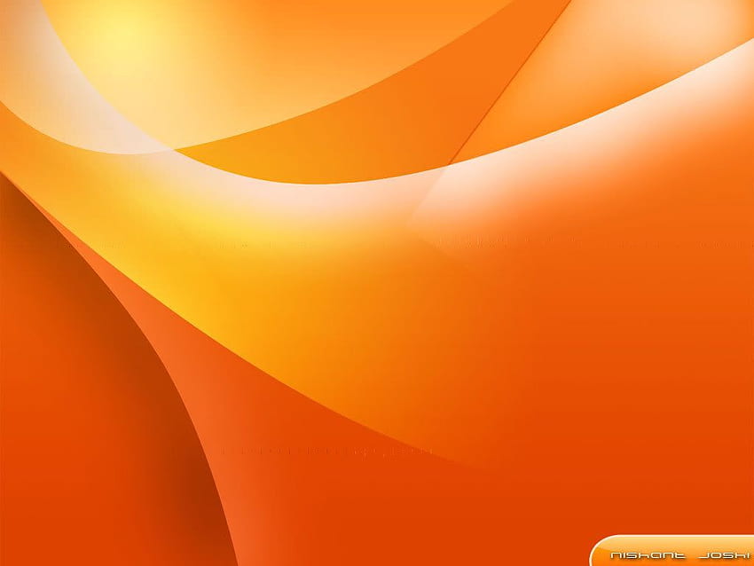 明るいオレンジ色の背景、パステル オレンジの美学 高画質の壁紙