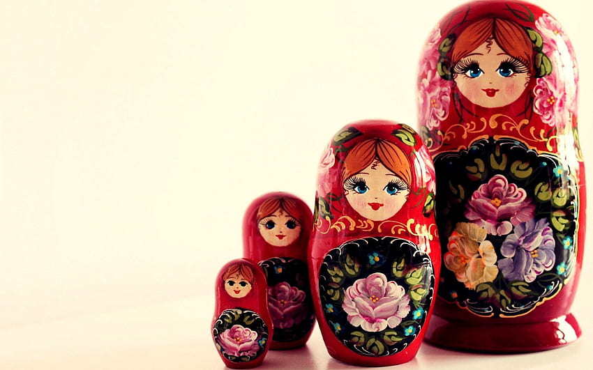 Boneka, Miscellanea, Miscellaneous, Rusia, Souvenir, Nesting Dolls Wallpaper HD