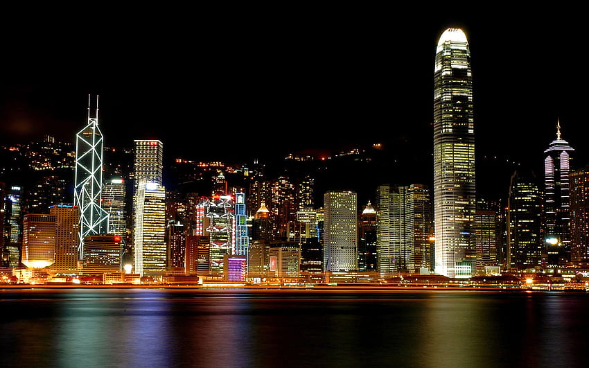 Хонконг Виктория Харбър, красив Хонг Конг HD тапет
