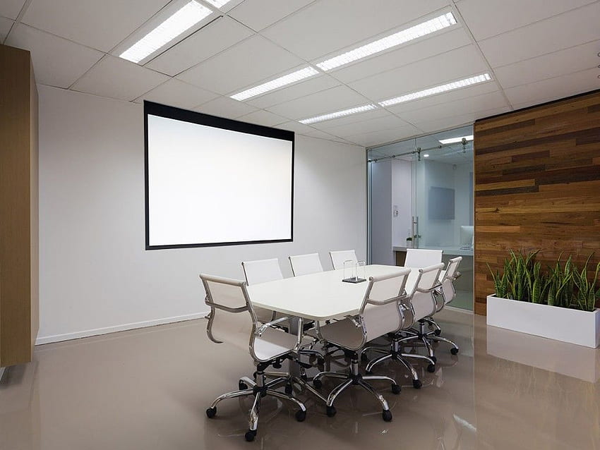 Sala riunioni: soluzione AV aziendale e aziendale Sfondo HD