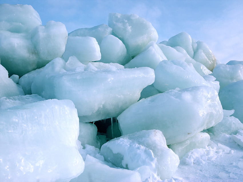 자연, 얼음, 덩어리, 감기, 블록, 북극 HD 월페이퍼