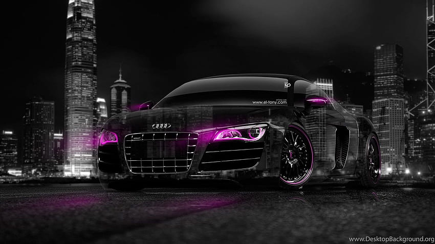 Audi R8 Pink, Cool Audi R8 HD wallpaper