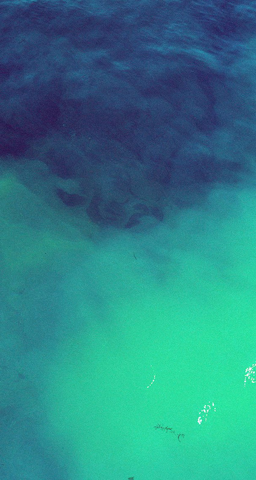 Blaugrünes Wasser, dunkelblaues Grün HD-Handy-Hintergrundbild