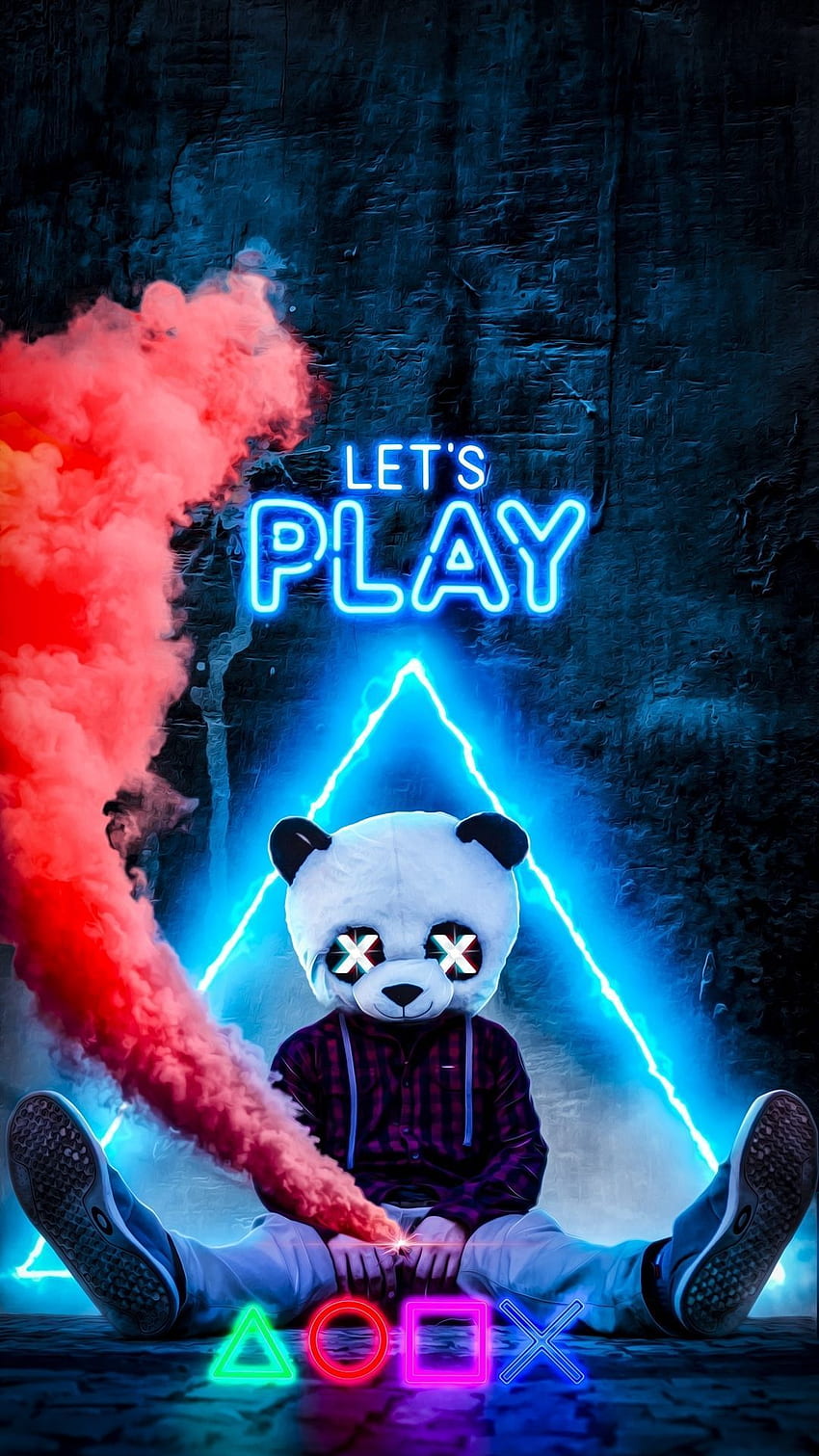 Gamer Panda, Game Over Android Sfondo del telefono HD