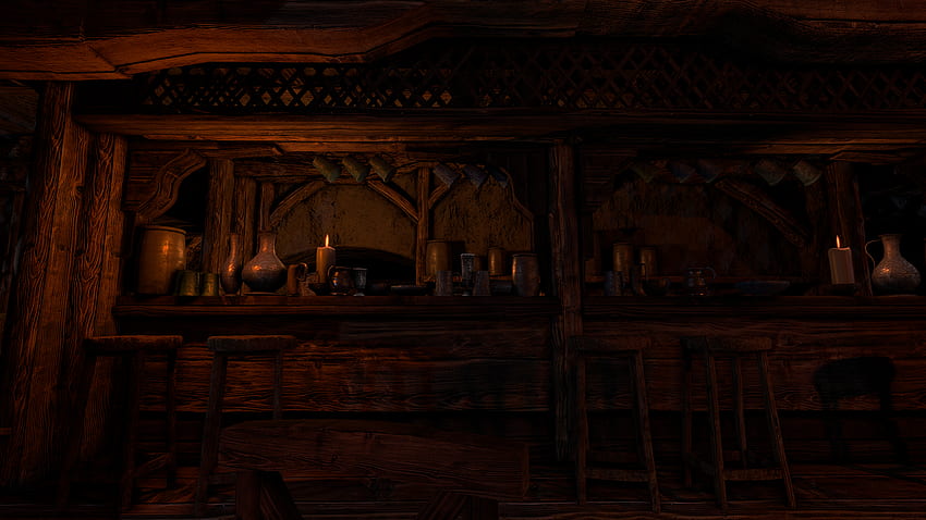 Medieval Tavern Interior Scene – arteria3D HD wallpaper