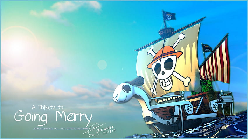 Почит към най-смелия кораб - Going Merry - Завършени проекти - Going Merry, One Piece Going Merry HD тапет