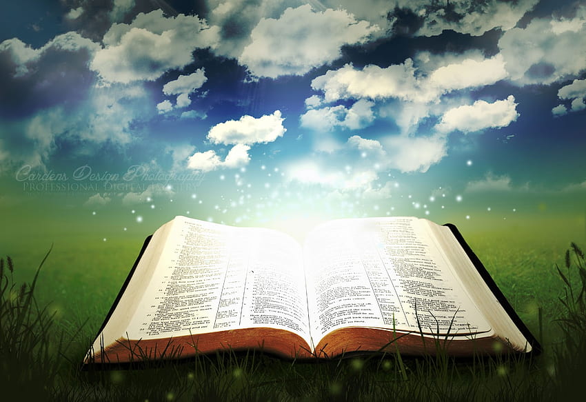 Holy Book Open Bible Qualitätshintergrund für Powerpoint-Vorlagen - PPT-Hintergrund HD-Hintergrundbild