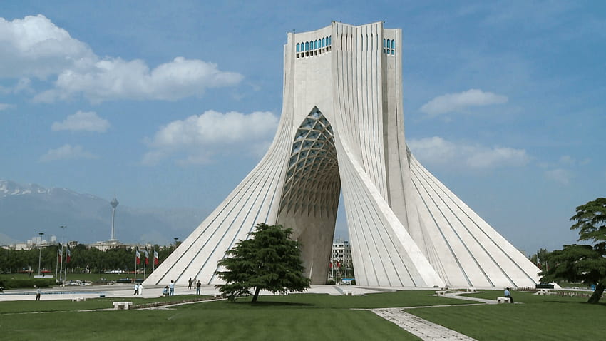 Tahran Milad Dolu, Azadi Kulesi HD duvar kağıdı