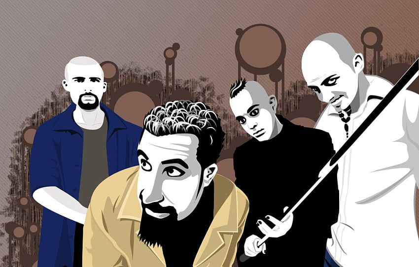 group, music, celebrity, Rock, alternative metal, musicians, soad, System of a down for , section музыка HD wallpaper