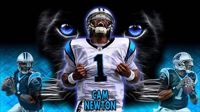 NFL-Spieler - 2022 NFL Football . NFL-Fußball, Cam Newton, Cam Newton, Cooler Fußballspieler HD-Hintergrundbild