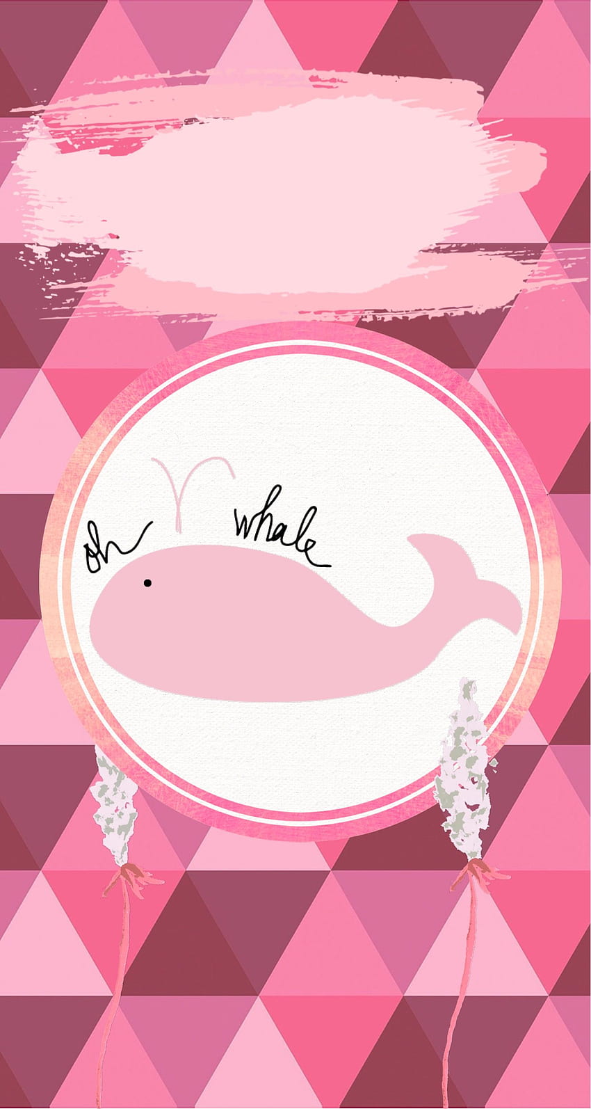 oh whale. iPhone homescreen , Homescreen , Android , Pink Whale HD phone wallpaper