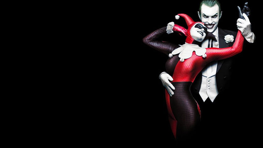 Joker et Harley Cosplay du jeu d'Alex Ross avec le fond du diable, Alex Ross Batman Fond d'écran HD