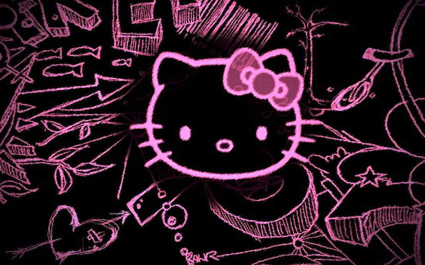 Emo Hello Kitty , Cute Hello Kitty Laptop HD wallpaper