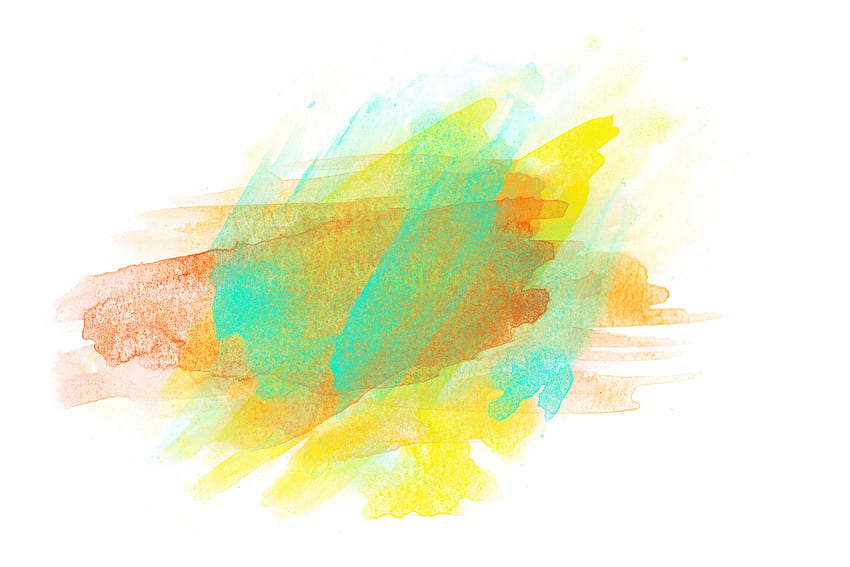 Watercolor for iPhone, iPad, or, Yellow Watercolor HD wallpaper