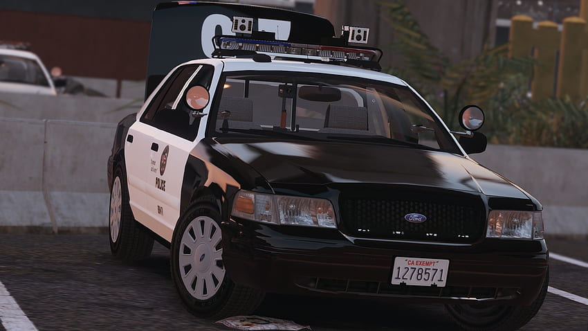 LAPD Ford Crown Vic (By Scuderio) - GTA V Galleries HD wallpaper