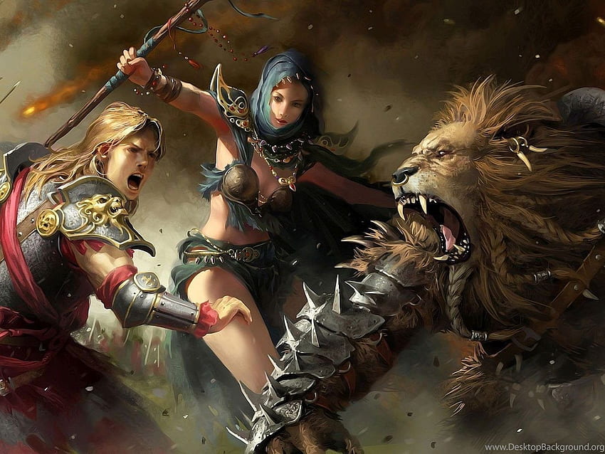 female were lion warrior