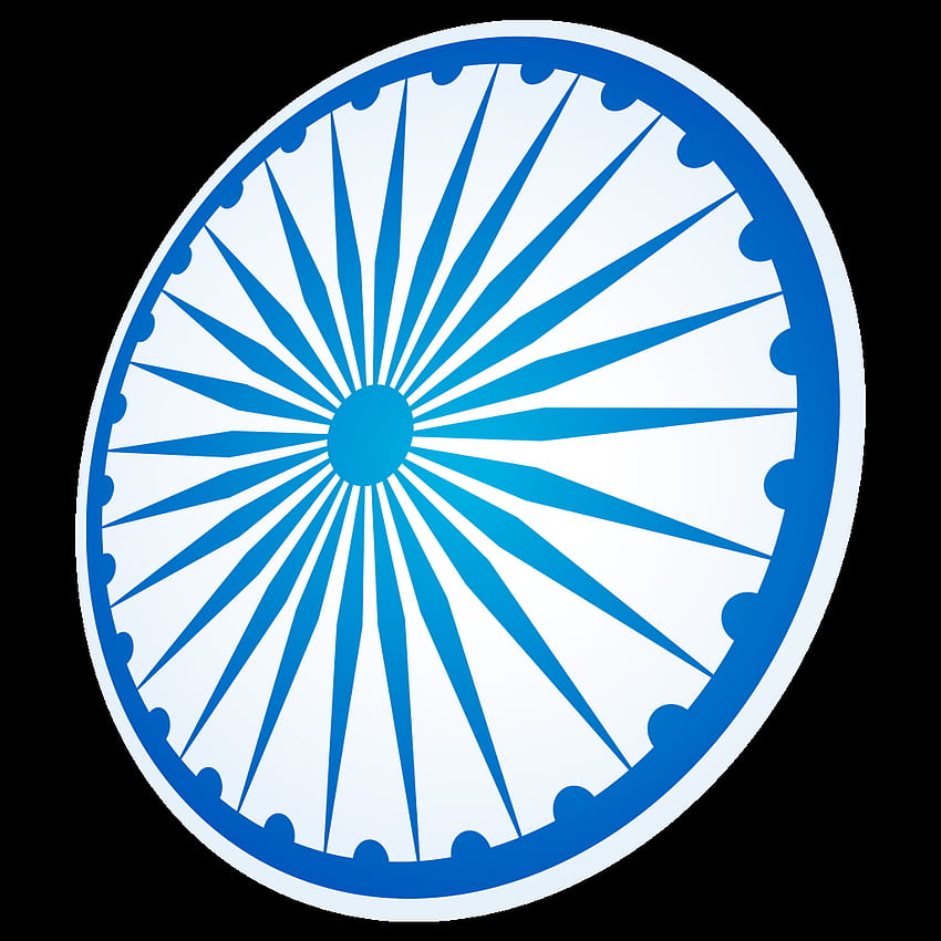 Indian Independence Day Vector Hd PNG Images, Indian Independence Day  Republican Tri Colour With Ashok Chakra, Indian Independence Day Tri Colour  With Ashok Chakra, Indian Republic Day, India PNG Image For Free