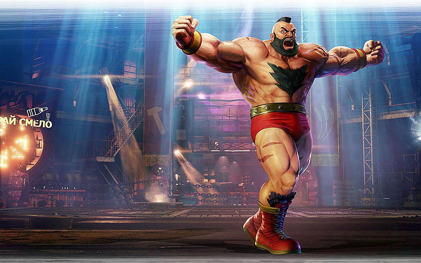 Street Fighter V w Zangief Tapeta HD