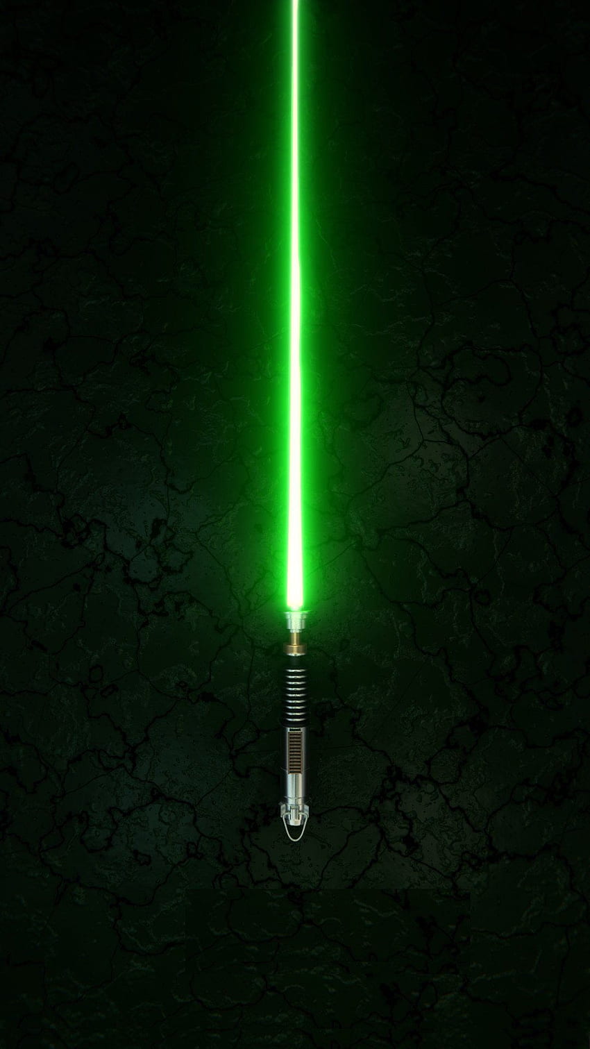 Кайло Рен Зелен светлинен меч, Зелен лазер HD тапет за телефон