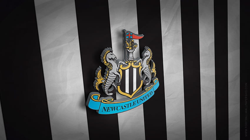 3D лого на Нюкасъл Юнайтед, NUFC HD тапет