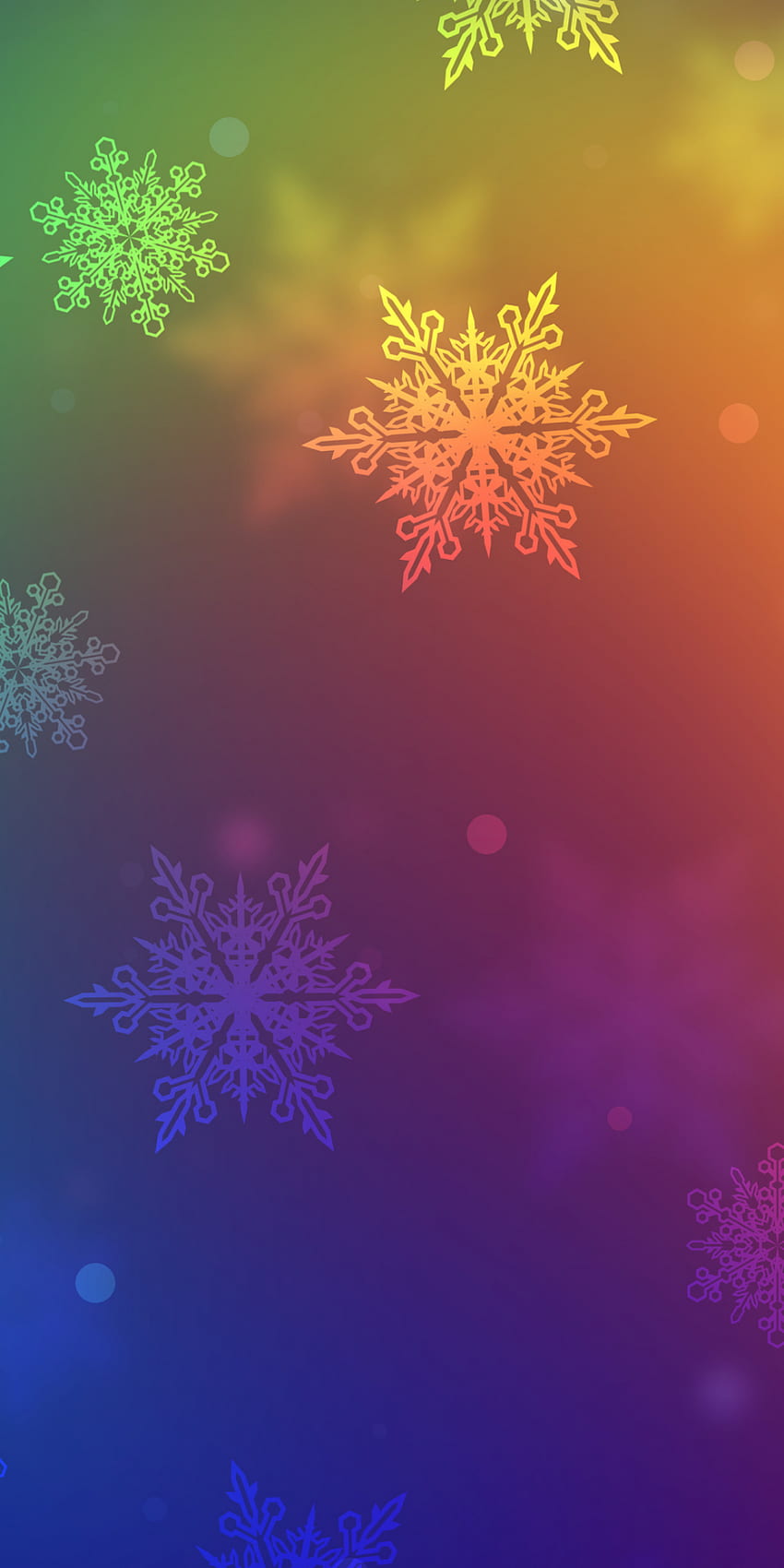 Abstrak, penuh warna, kepingan salju. Kepingan salju , Abstrak , iPhone estetis, Liburan Abstrak wallpaper ponsel HD