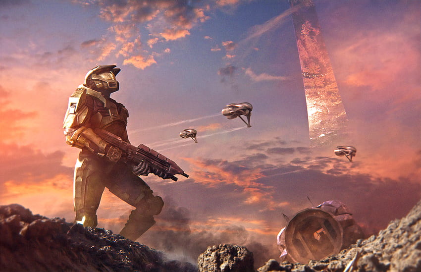 Halo Combat Evolved Art วอลล์เปเปอร์ HD
