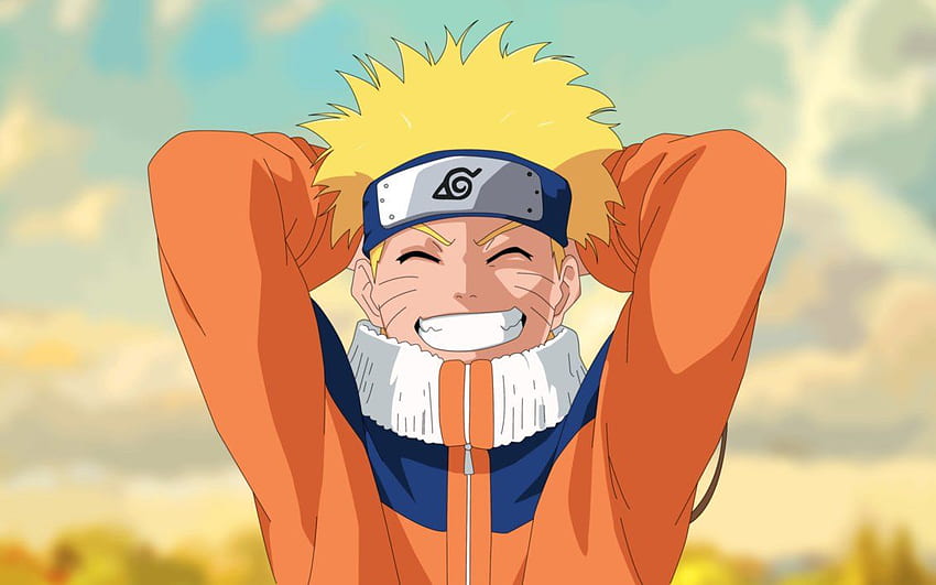 Naruto feliz, Naruto sorrindo papel de parede HD
