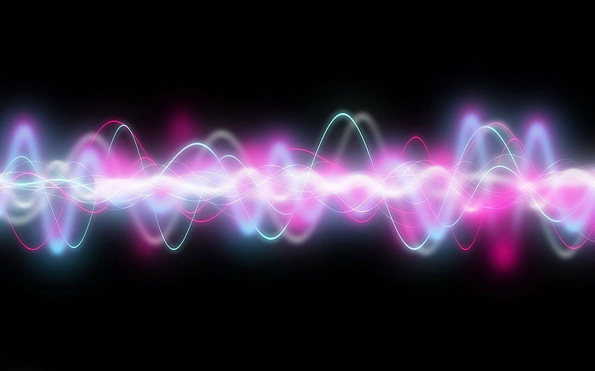 Sound Wave, Neon Soundwave HD wallpaper