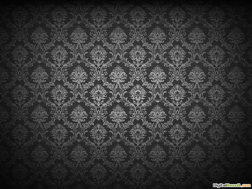 배경 패턴은 다마스크 블랙입니다. 검은색 배경 1299 - 빨간색 다마스크 패턴 HD 월페이퍼