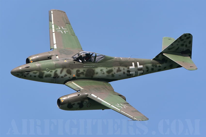 Messerscmitt Me-262, Jet, Luftwaffe, World War Two, Messerscmitt Me 262, Jets HD wallpaper