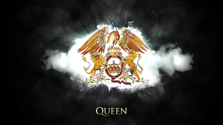 Logo de la reine, logo de la bande de la reine Fond d'écran HD