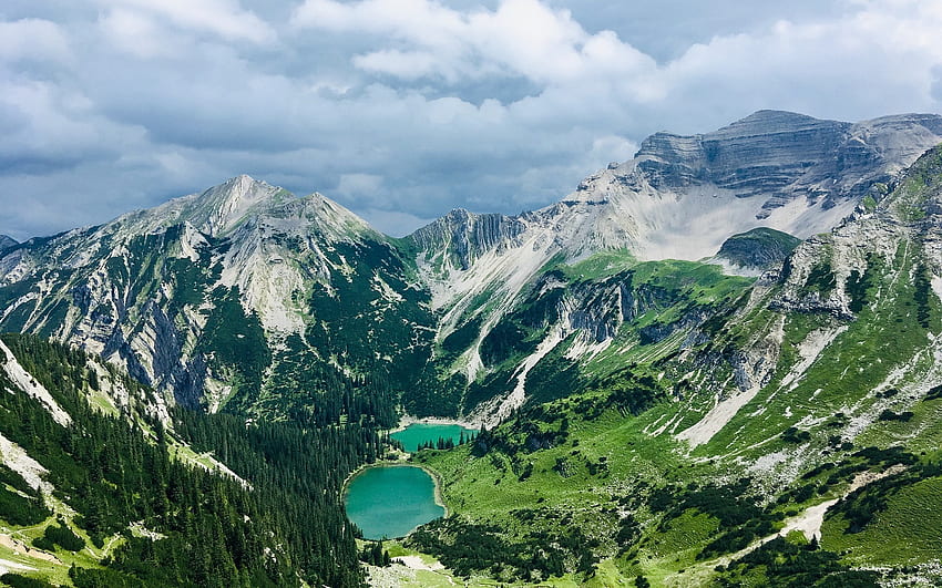 Alps in Austria, lakes, Austria, Alps, mountains HD wallpaper | Pxfuel