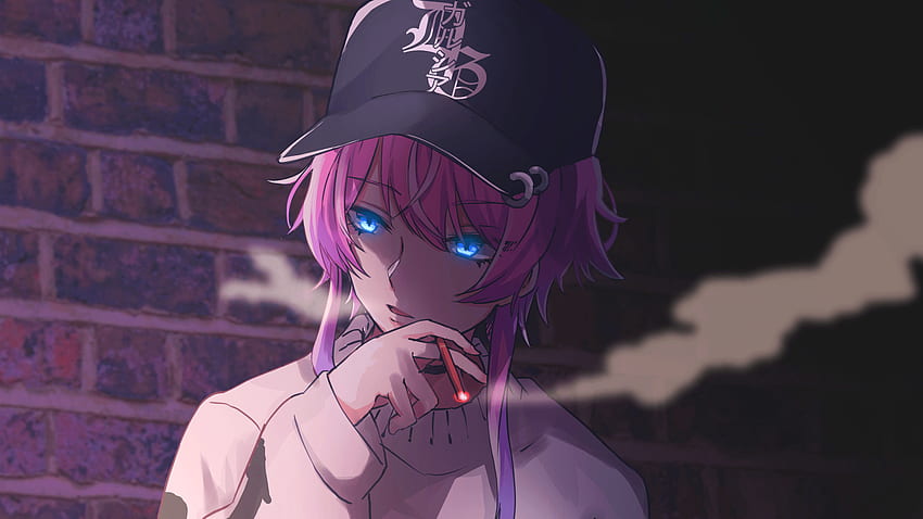 Girls Smoking Anime, Cartoon Girl Smoking HD wallpaper
