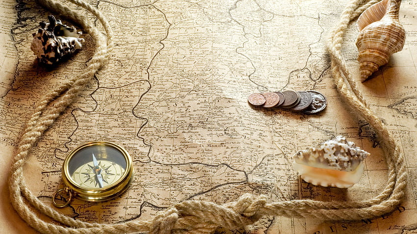 pics travel old map compass background HD wallpaper