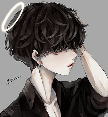 Drawing Anime Emo Art Anime black Hair fictional Character png  PNGEgg