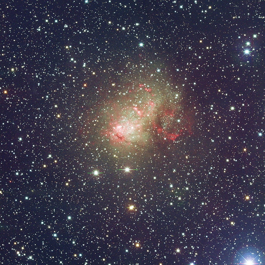 Unregelmäßige Galaxie, Galaxiedruck HD-Handy-Hintergrundbild