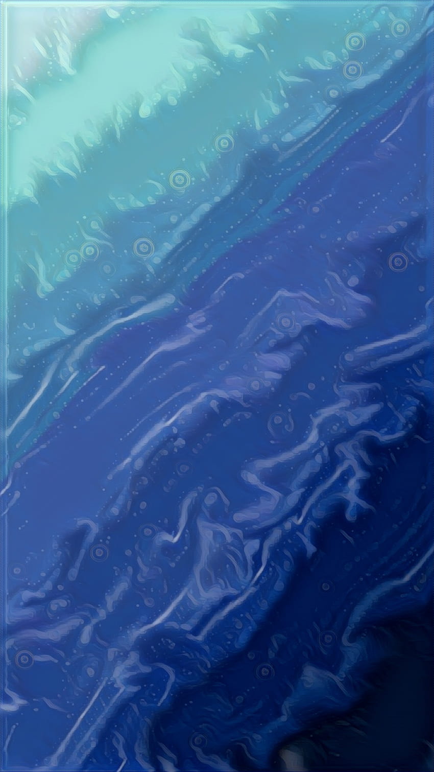 Oceano, digital, aqua, azul HD phone wallpaper