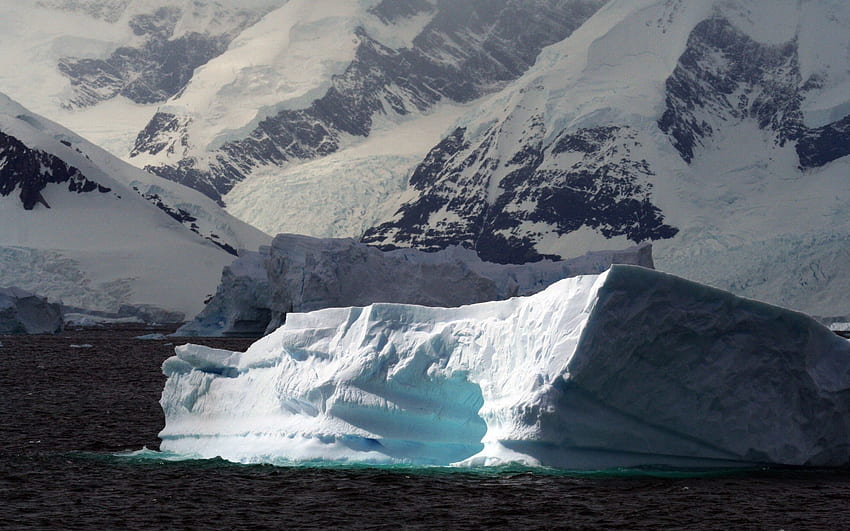 自然, 氷, 寒さ, 南極大陸, 氷山, しこり 高画質の壁紙