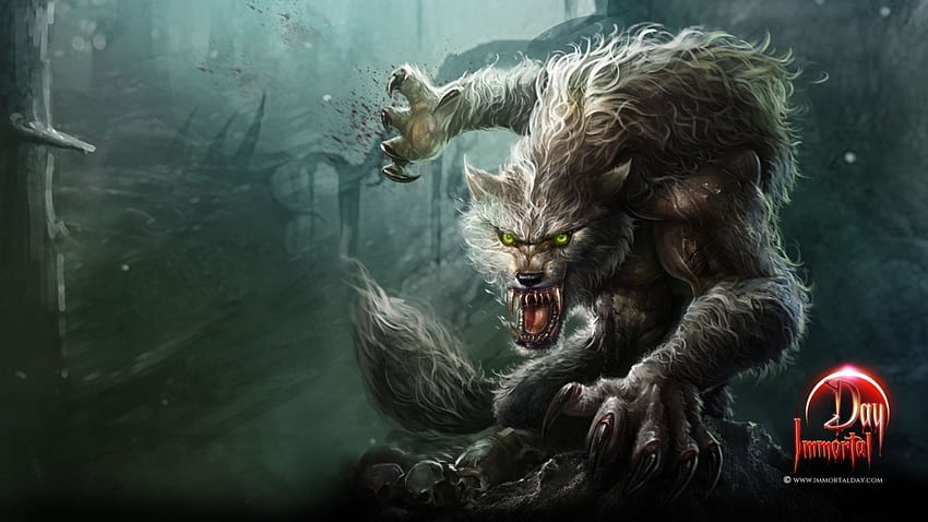 Immortal Day Werewolf, Lycan, Dark, Werewolf, Role Play, Game, Immortal HD wallpaper