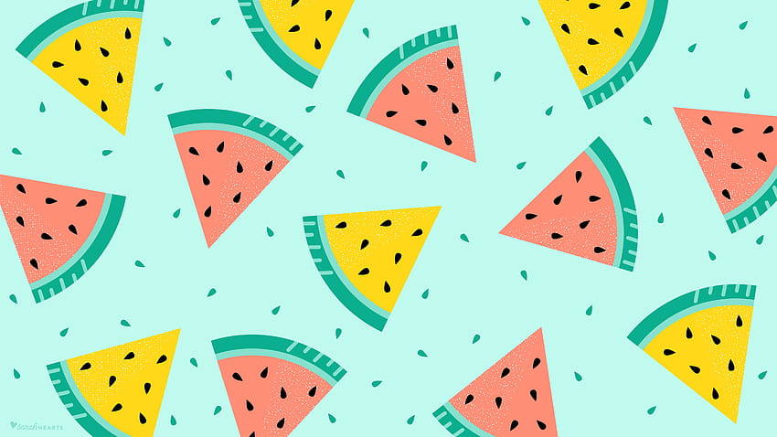 July 2018 Watermelon Calendar, Cute Fruit HD wallpaper