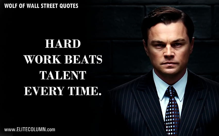 Kutipan Epik Leonardo DiCaprio Dari The Wolf Of Wall Street Wallpaper HD