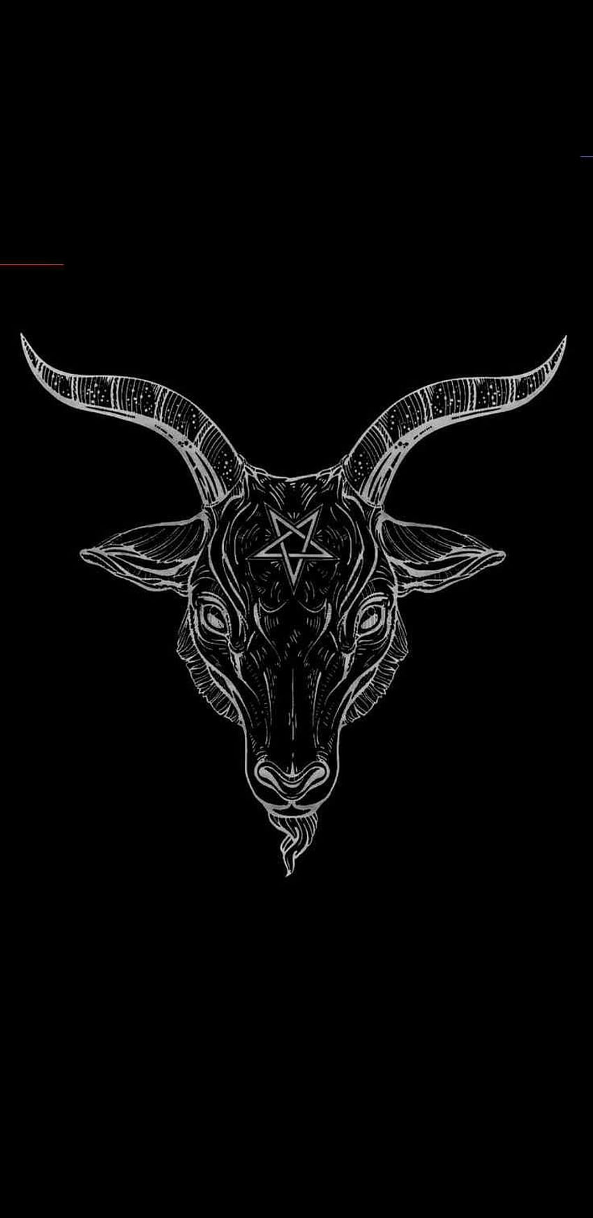 La cabra de Satanás <br>. Arte satánico, Gótico, Dibujo de Satanás, Estrella satánica fondo de pantalla del teléfono