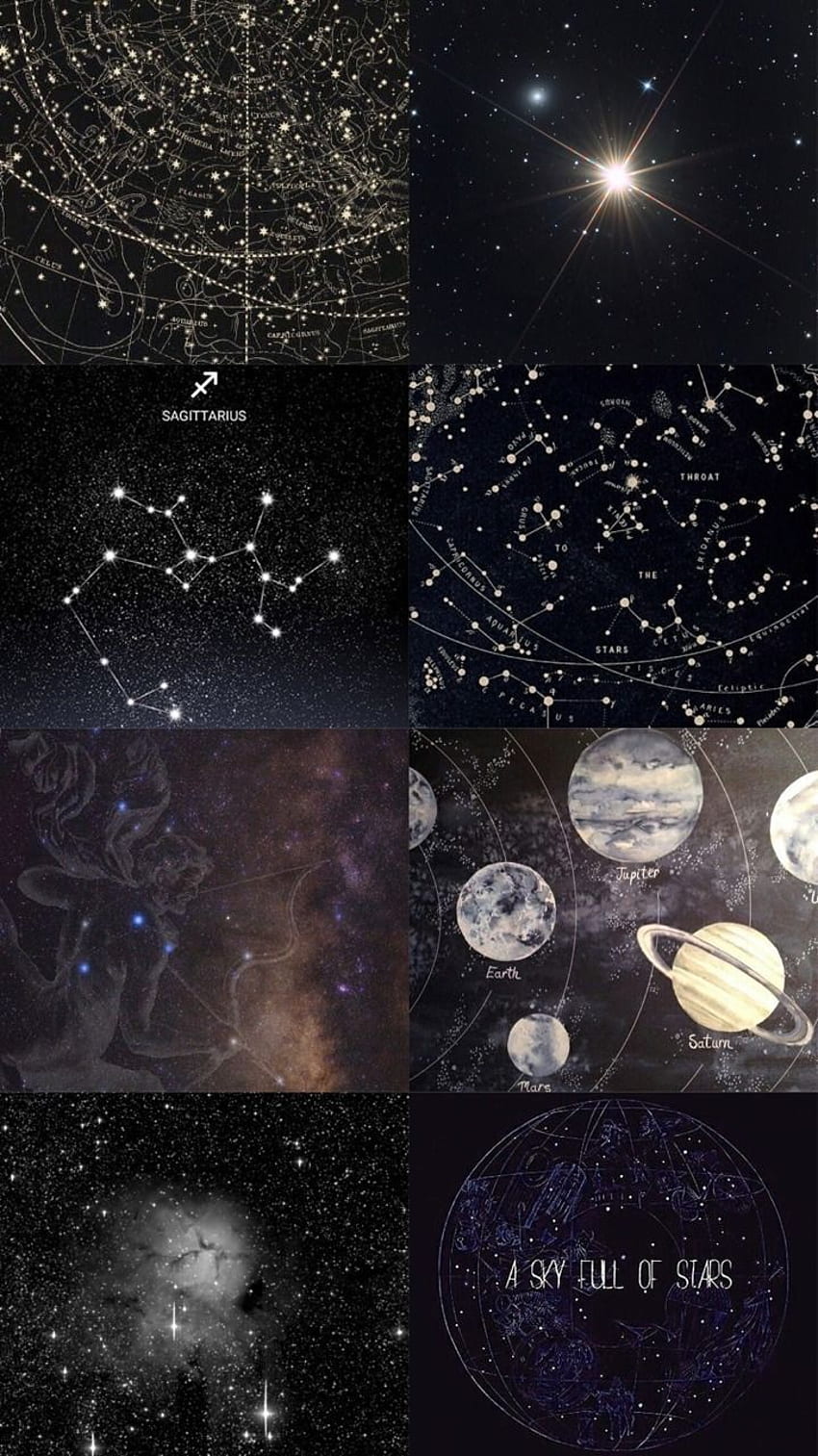 Luar Angkasa / Astrologi / / / / Latar Belakang / Layar Kunci / / Anonim, Astrologi Estetis wallpaper ponsel HD