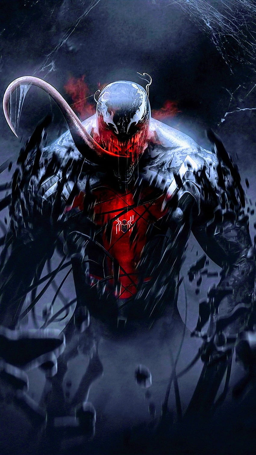 Spiderman vs. Gift. Symbionten Marvel, Spider Venom, Marvel Venom, Venom Spiderman HD-Handy-Hintergrundbild